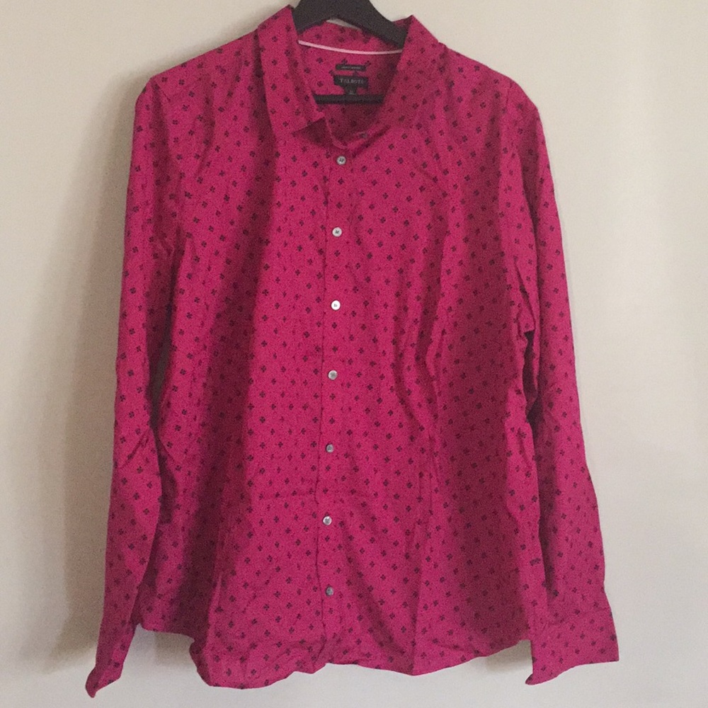 Talbots fuchsia shirt